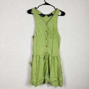 Just class green romper size small